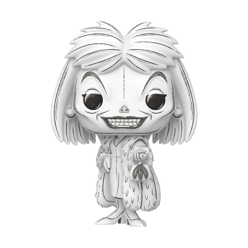 Funko Pop! Disney: 101 Dalmatians - Cruella De Vil (Sketched) #1647 Vinyl Figure Funko Pop! Disney: 101 Dalmatians - Cruella De Vil (Sketched) #1647 Vinyl Figure