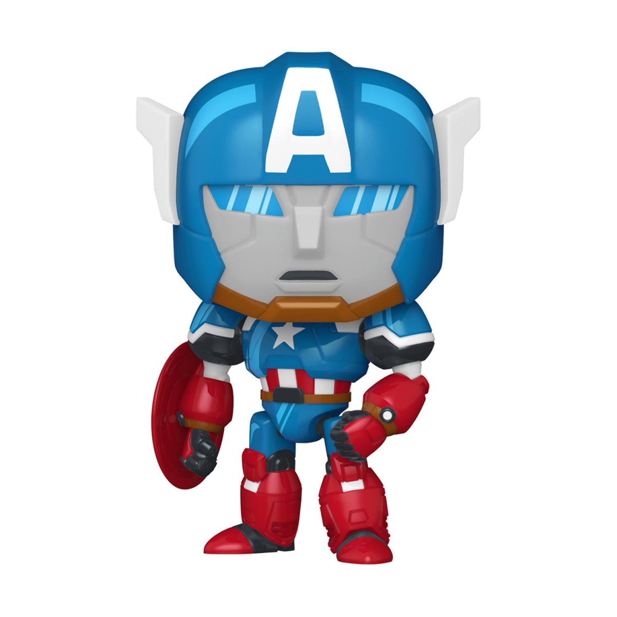 Funko Pop! Marvel: What If...? - Captain America Mech #1569 Bobble-Head Vinyl Figure Funko Pop! Marvel: What If...? - Captain America Mech #1569 Bobble-Head Vinyl Figure