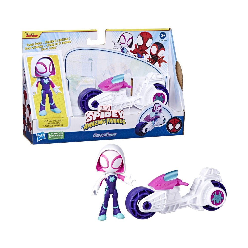 Hasbro Disney Marvel: Spidey And His Amazing Friends - Ghost-Spider Motorcycle (F7461)