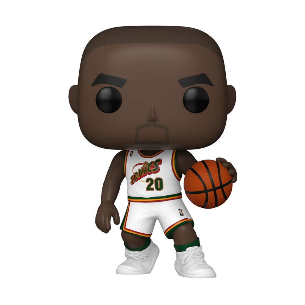 Funko Pop! Basketball: Seattle Sonics - Gary Payton (White Home Uniform) #223 Vinyl Figure