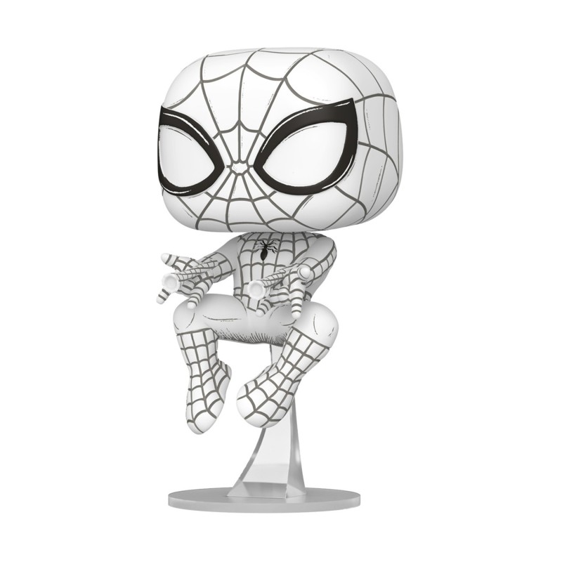 Funko Pop! Marvel: Spider-Man - Spider-Man (Sketched) #1574 Bobble-Head Vinyl Figure