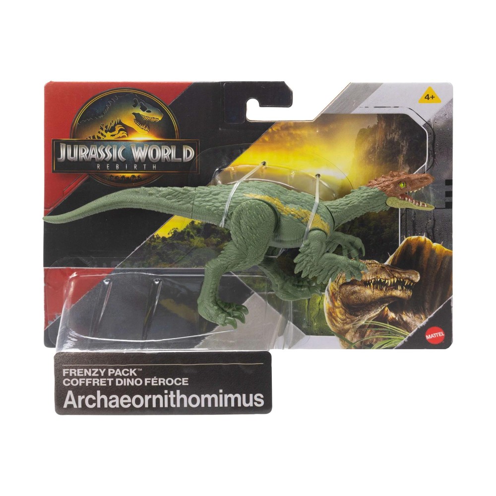 Mattel Jurassic World: Rebirth - Frenzy Pack Archaeornithominus Figure (JGB76)