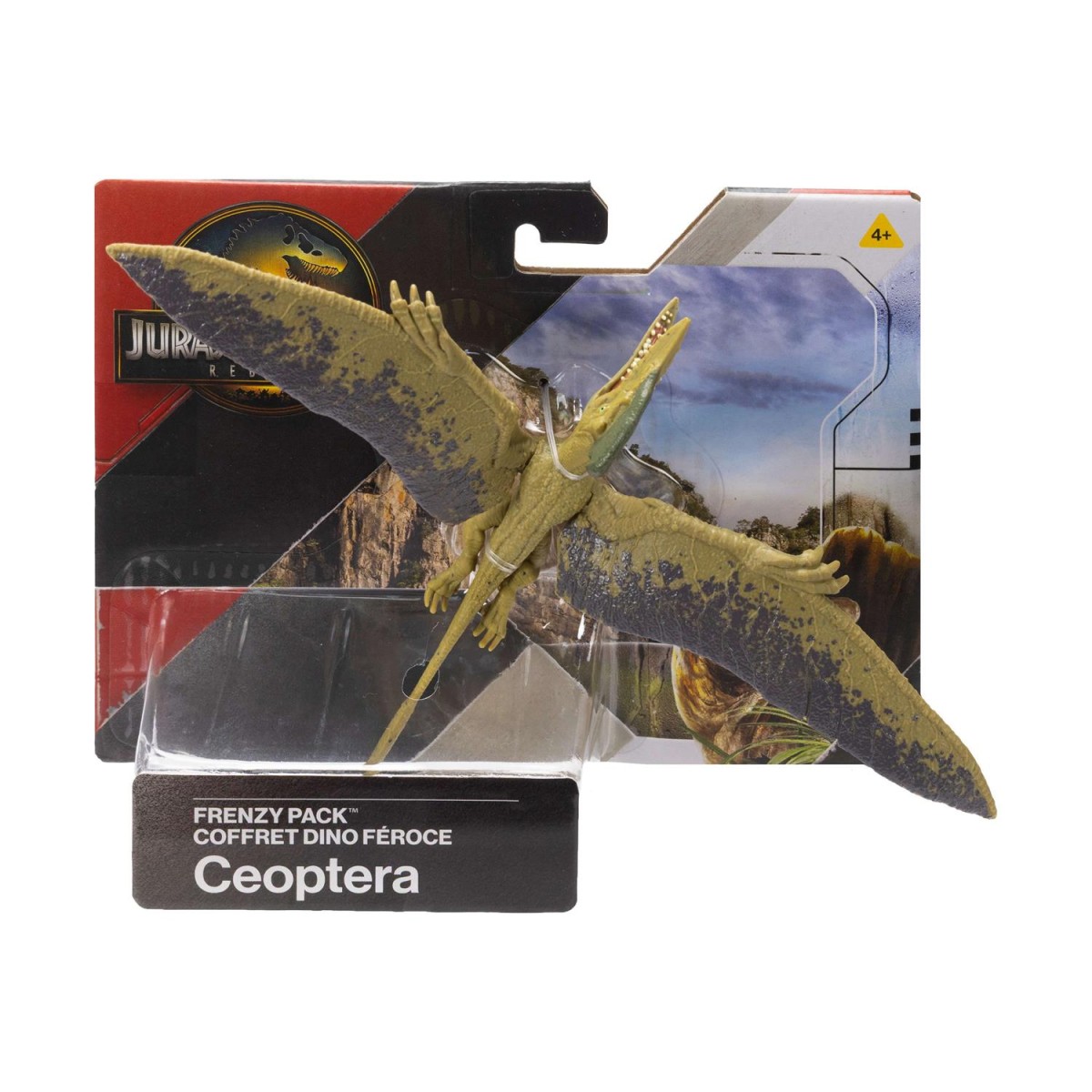 Mattel Jurassic World: Rebirth - Frenzy Pack Ceoptera Figure (JGB73)