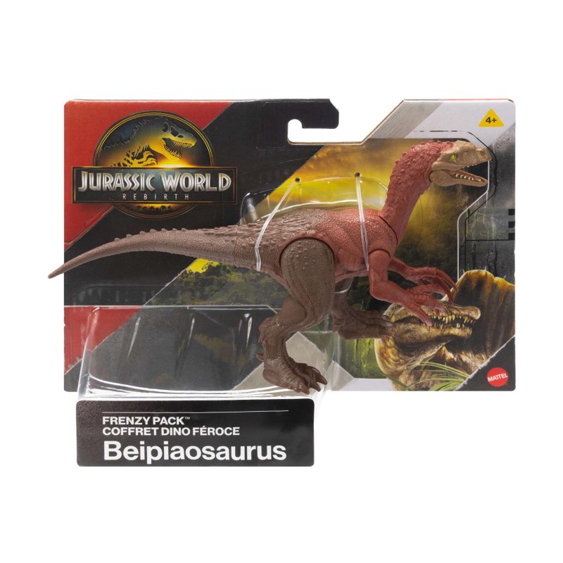 Mattel Jurassic World: Rebirth -  Frenzy Pack Beipiaosaurus Figure (JGB74)