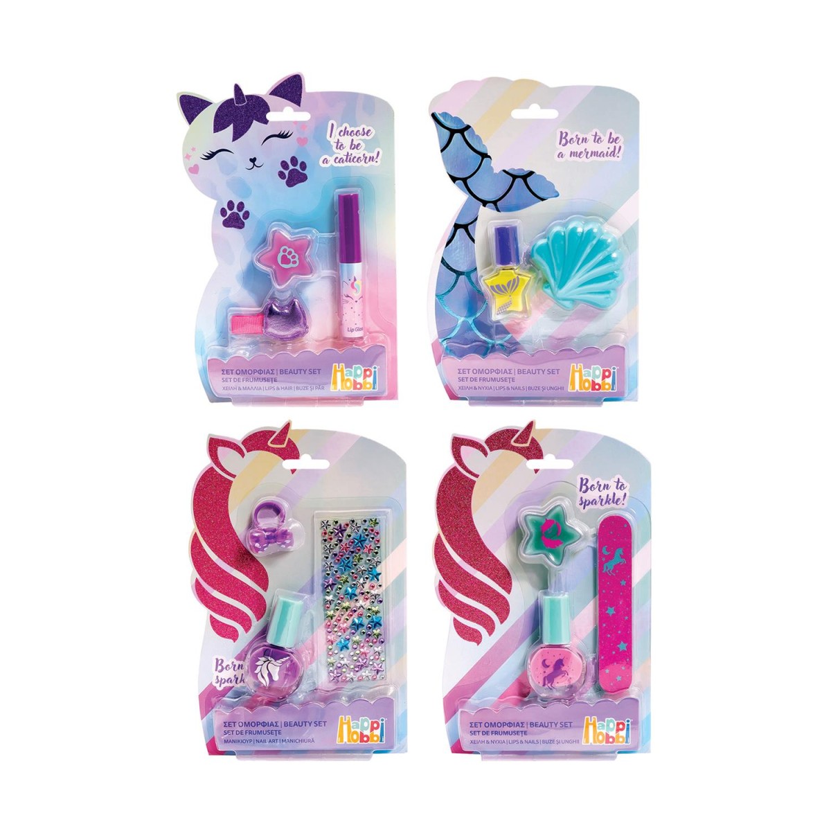 AS Happi Hobbi: Beauty Set - I Choose to be a Caticorn Lips &amp; Hair (1081-60001)