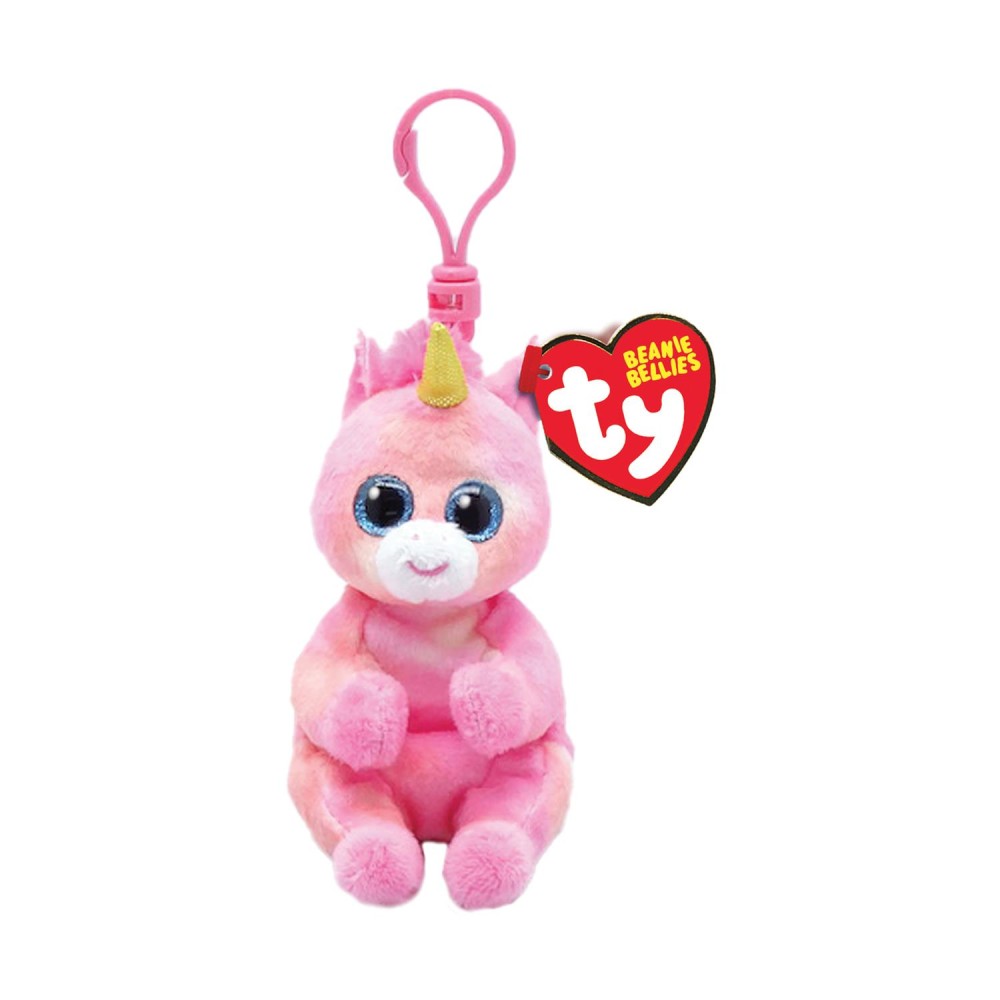 AS TY Beanie Bellies: Skylar the Pink Unicorn - Keychain Plush 8,5cm (1607-43102)