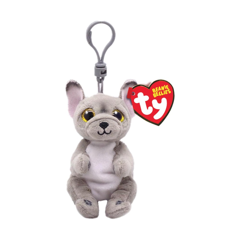 AS TY Beanie Bellies: Wilfred the Grey Dog - Keychain Plush 8,5cm (1607-43111)