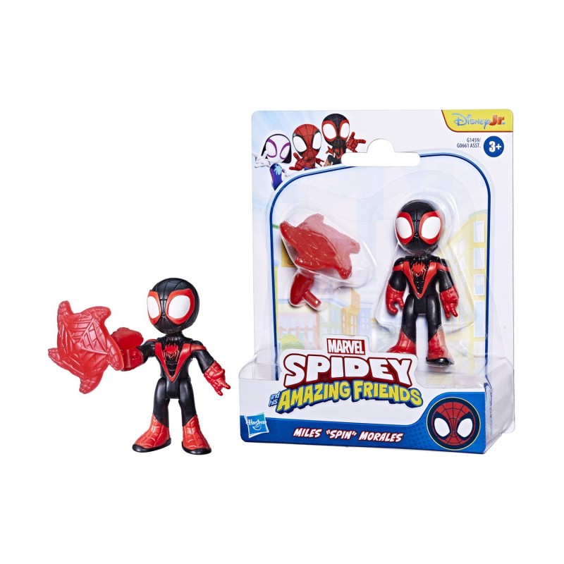 Hasbro Disney Jr. Marvel: Spidey And His Amazing Friends - Miles ''Spin'' Morales 3" Figure (G1459)