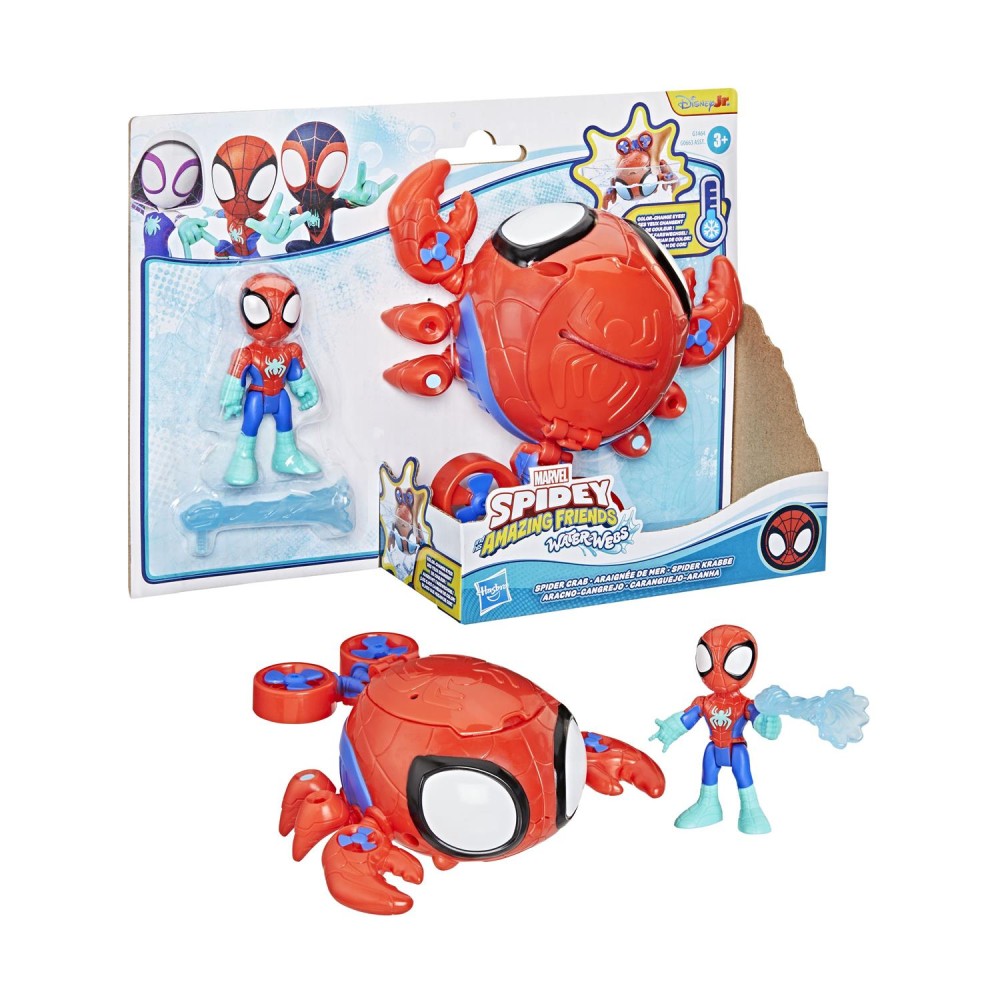Hasbro Disney Jr. Marvel: Spidey And His Amazing Friends Waterwebs - Spider Crab Figure &amp; Vehicle (G1464)