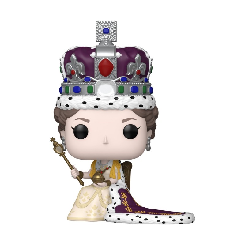 Funko Pop! Premium Royals: Queen Elizabeth II (Coronation) #07 Vinyl Figure