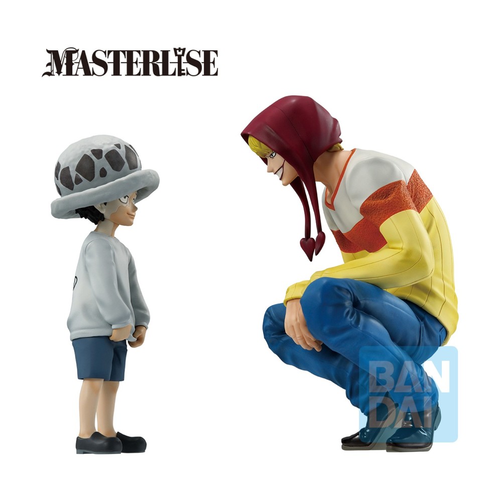 Banpresto Ichibansho: One Piece: The Unbreakable Law - Trafalgar.Law &amp; Corazon Statue (11&amp; 13cm) (68957)