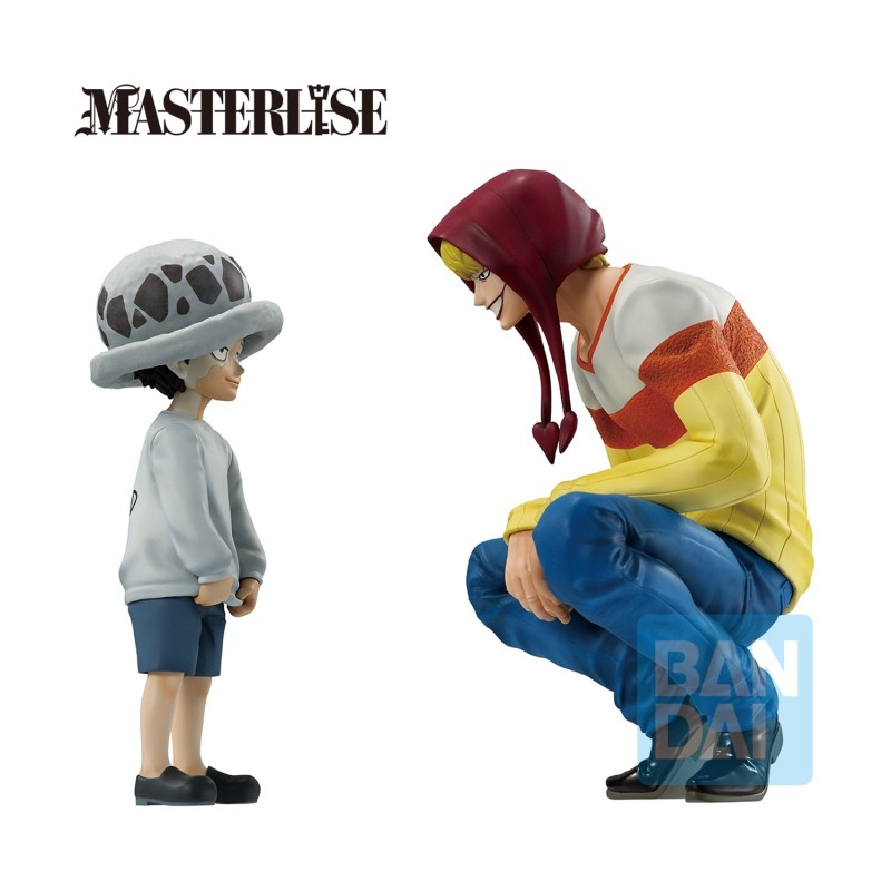 Banpresto Ichibansho: One Piece: The Unbreakable Law - Trafalgar.Law &amp; Corazon Statue (11&amp; 13cm) (68957)