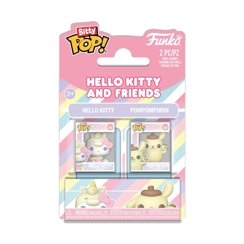 Funko Bitty Pop! 2-Pack: Sanrio - Hello Kitty &amp; Pompompurrin Vinyl Figures