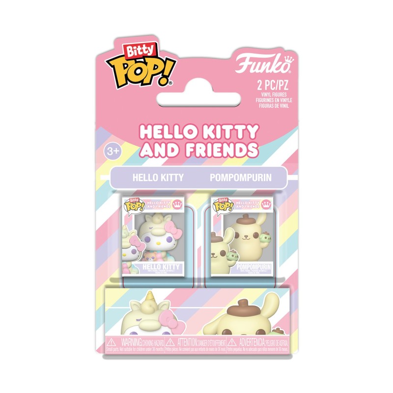 Funko Bitty Pop! 2-Pack: Sanrio - Hello Kitty &amp; Pompompurrin Vinyl Figures