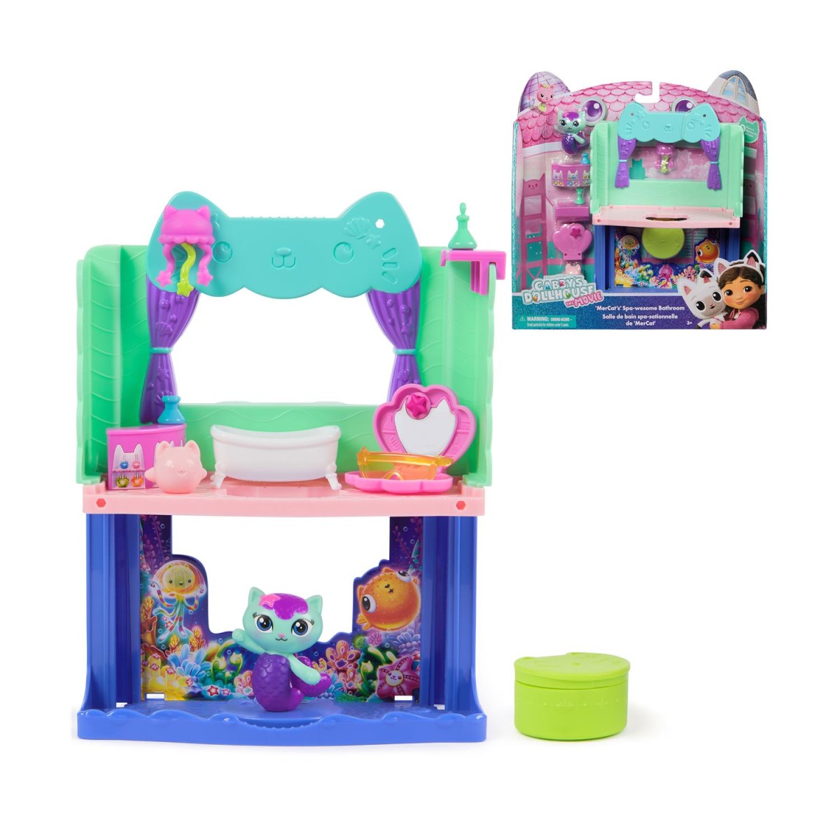 Spin Master Gabby's Dollhouse Movie: Cakey's Sprinkle Cake-tastic Kitchen (20151913)