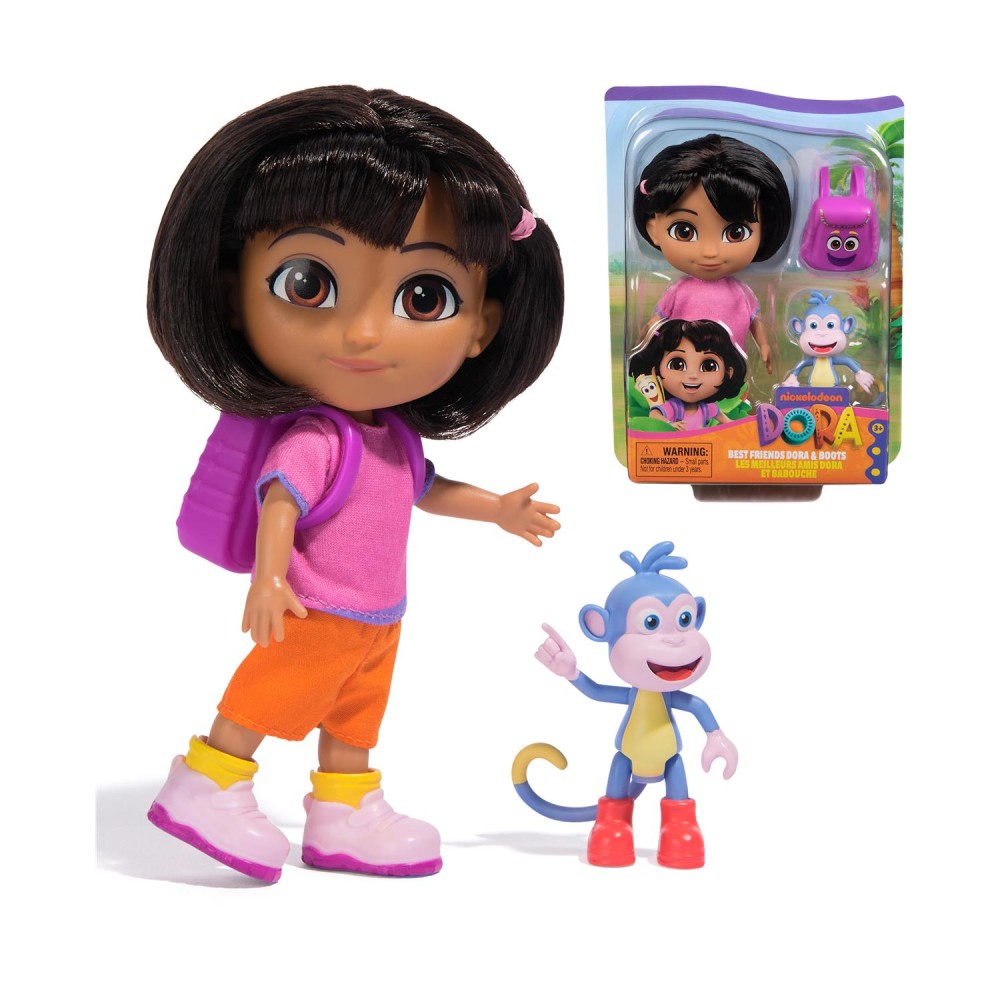 Spin Master Nickelodeon: Dora - Best Friends Dora &amp; Boots Doll (15cm) (6071800)