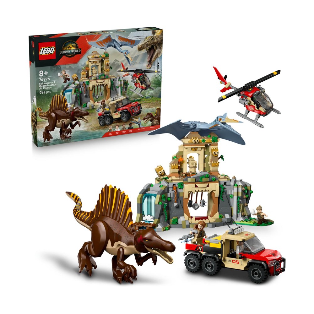 Lego Jurassic World: Spinosaurus &amp; Quetzalcoatlus Air Mission (76976)
