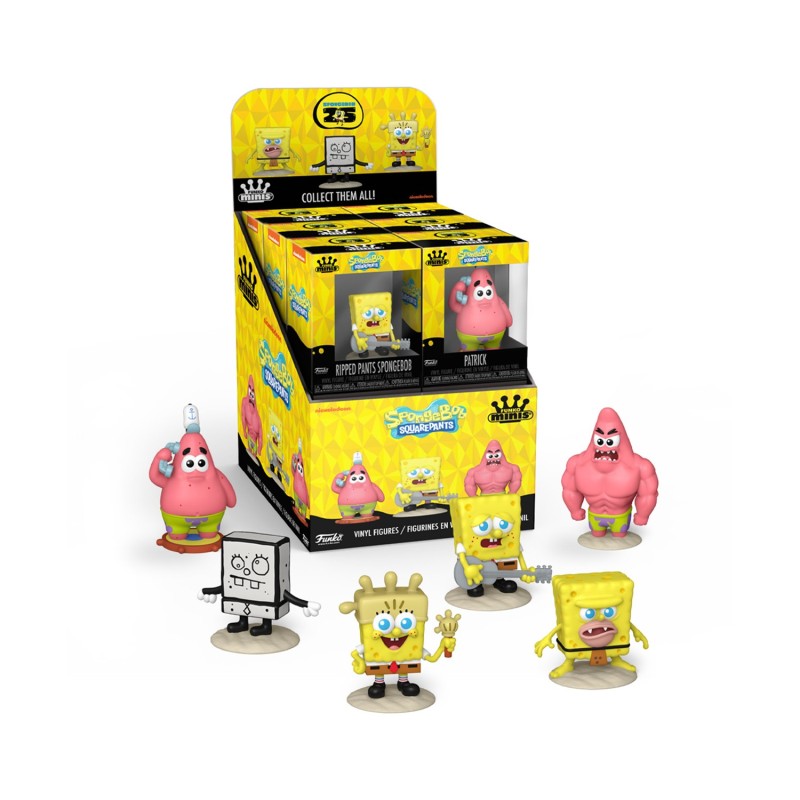 Funko Minis: SpongeBob SquarePants (25th Ann.) (Random) Vinyl Figures