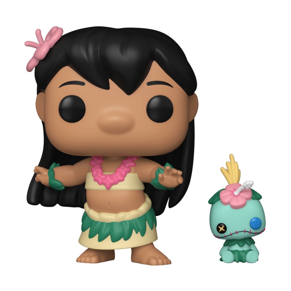 Funko Pop! Disney: Lilo &amp; Stitch - Hula Lilo with Scrump #1741 Vinyl Figures