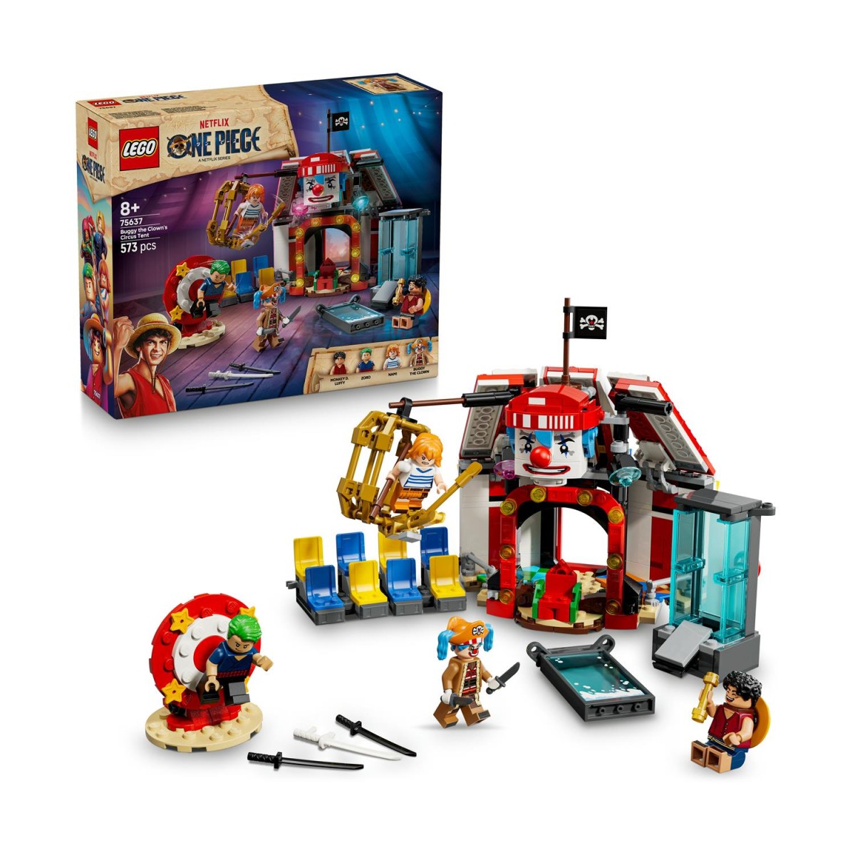 LEGO® One Piece: Buggy the Clown’s Circus Tent (75637)