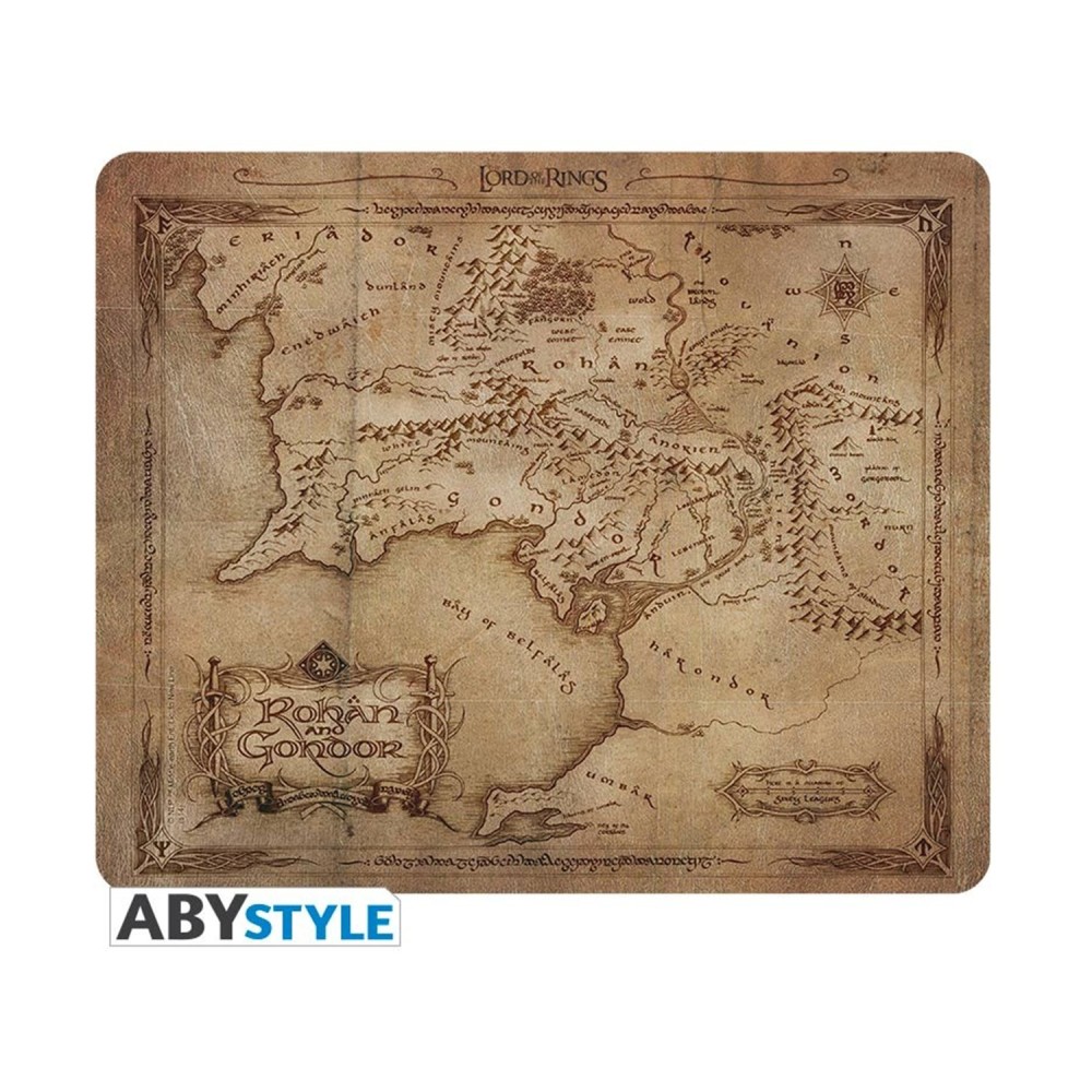 Abysse: The Lord Of The Rings - Rohan &amp; Gondor Map Mousepad (24x20cm) (ABYACC350)