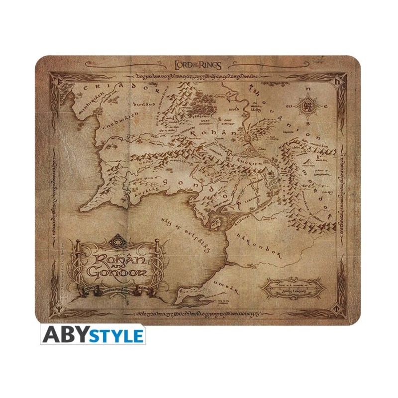Abysse: The Lord Of The Rings - Rohan &amp; Gondor Map Mousepad (24x20cm) (ABYACC350)