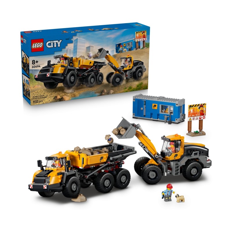 LEGO City: Dump Truck &amp; Front End Loader (60494)