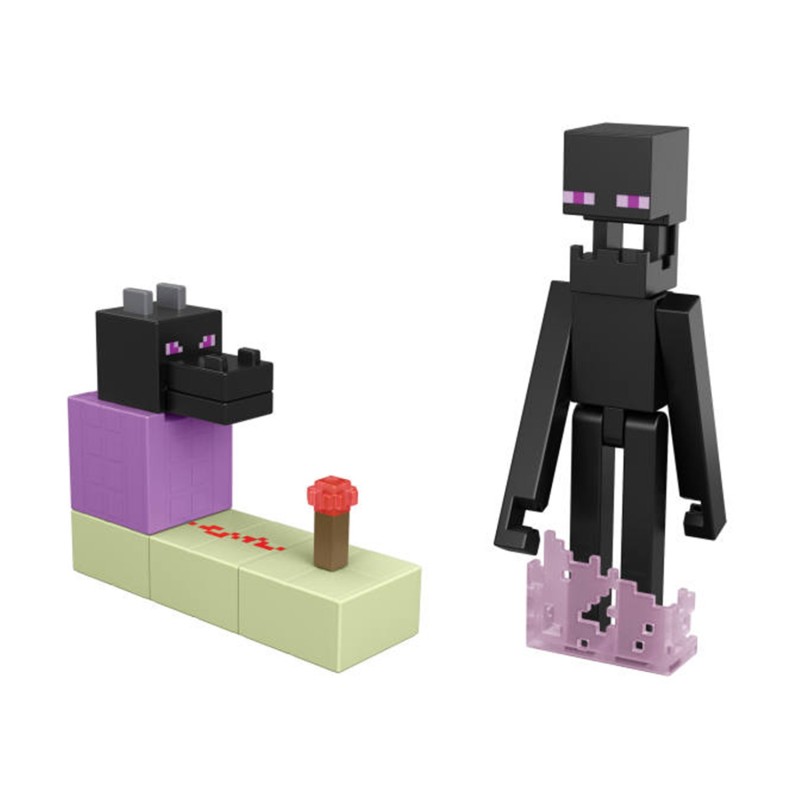 Mattel Minecraft: - Basic Figure With Accessories – Mc Ender Dragon Chomp (JKK05)