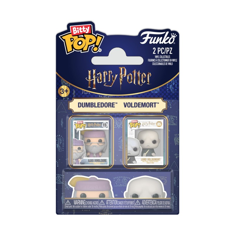 Funko Bitty Pop! 2-Pack: Harry Potter - Dumbledore &amp; Voldemort Vinyl Figures