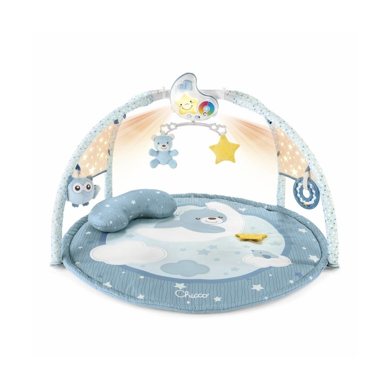Chicco First Dreams: Enjoy Colours Gym - 3-in-1 Baby Gym with Melodies and Colourful Projections Blue (Y-01-09866-20)