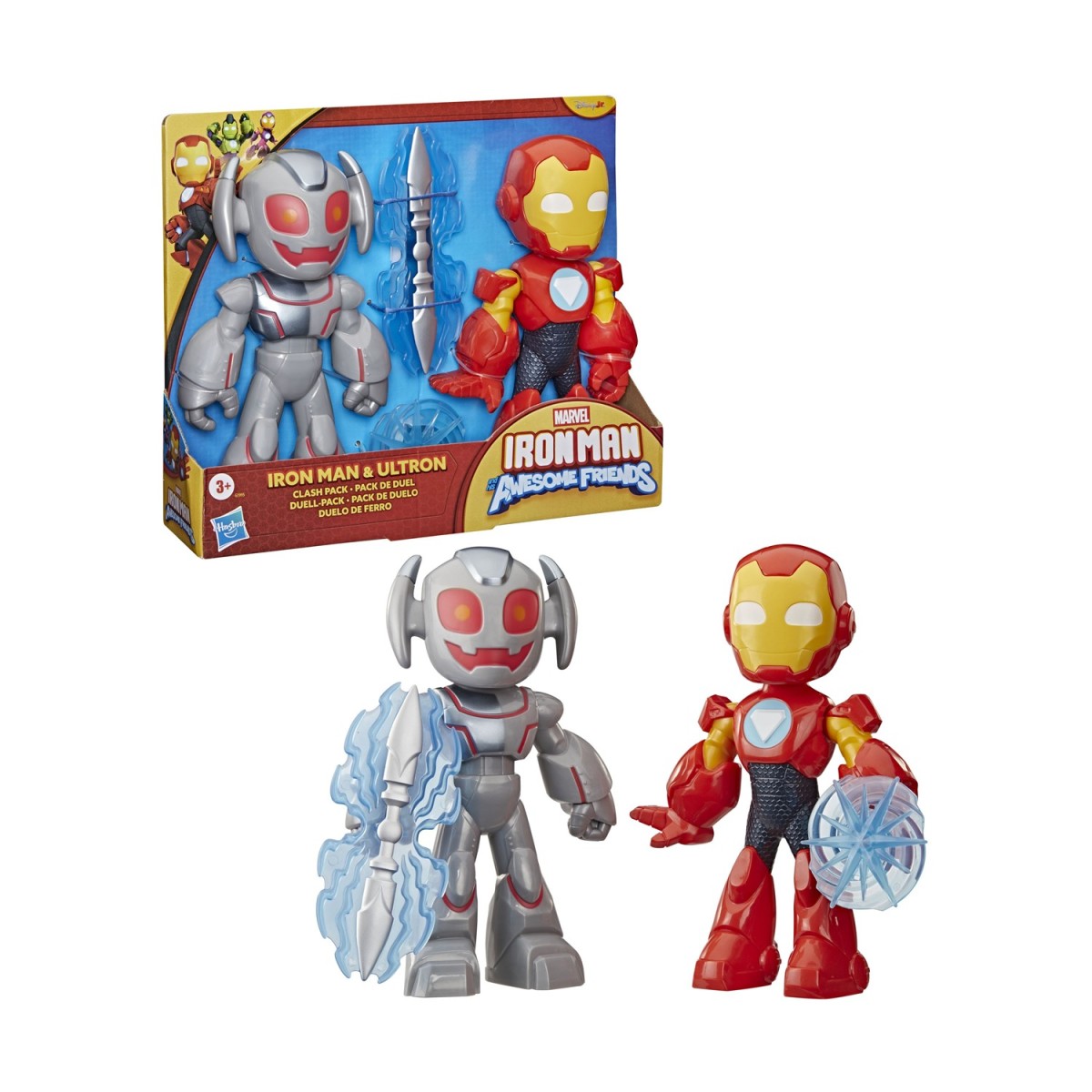 Hasbro Marvel: Iron Man &amp; His Awesome Friends - Iron Man &amp; Ultron Clash Pack (G1995)