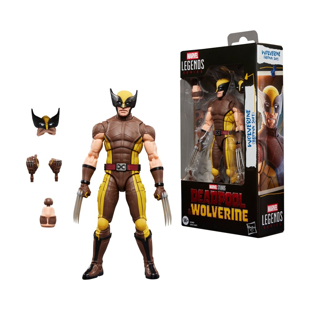 Hasbro Marvel Legends Series: Deadpool &amp; Wolverine - Wolverine (Brown Suit) (G2366)