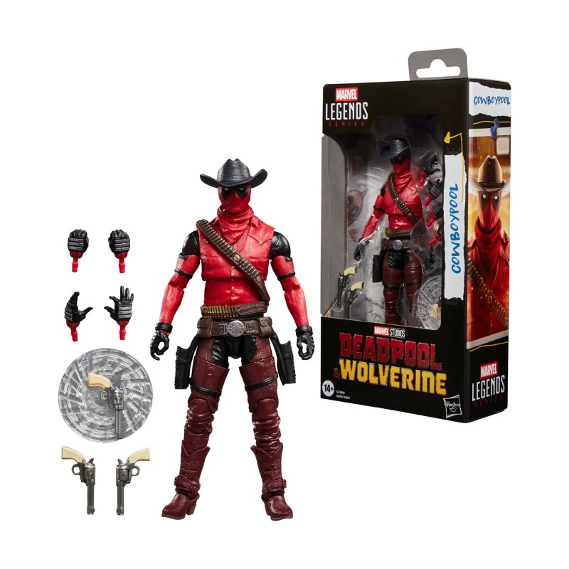 Hasbro Marvel Legends Series: Deadpool &amp; Wolverine - Cowboypool Figure (G2369)