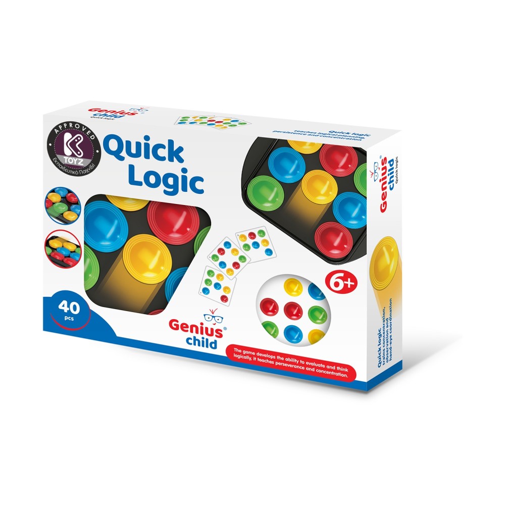 K-Toyz Επιτραπέζιο: Quick Logic (Greek&amp; English Language) (ASK-01)