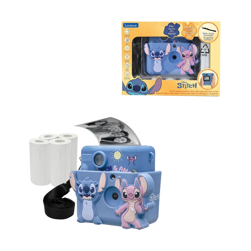 Lexibook Disney: Stitch - Instant Printing Camera (25.DJ130DZ)