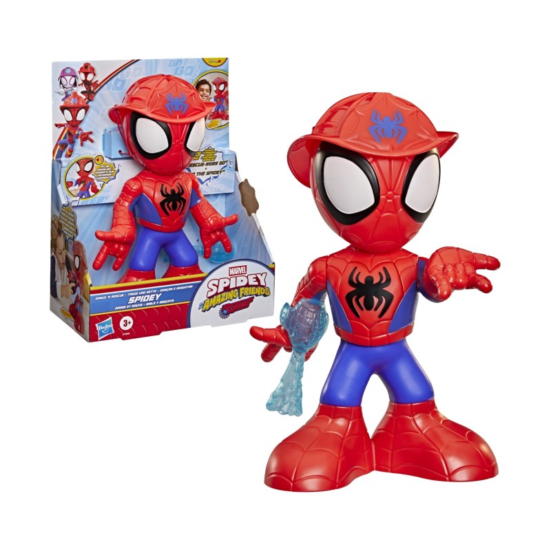 Hasbro Spidey And His Amazing Friends: Figures, Vehicles &amp; Playsets - Spidey Dance &amp; Rescue Interactive Figure (G1986)