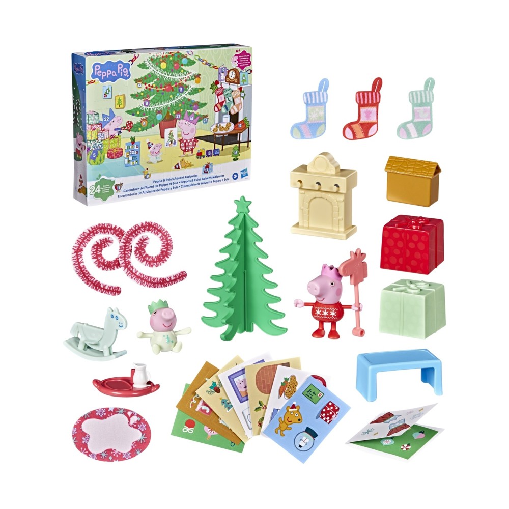 Hasbro Peppa Pig: Peppa &amp; Evine's Advent Calendar - 24 Suprises (G3127)
