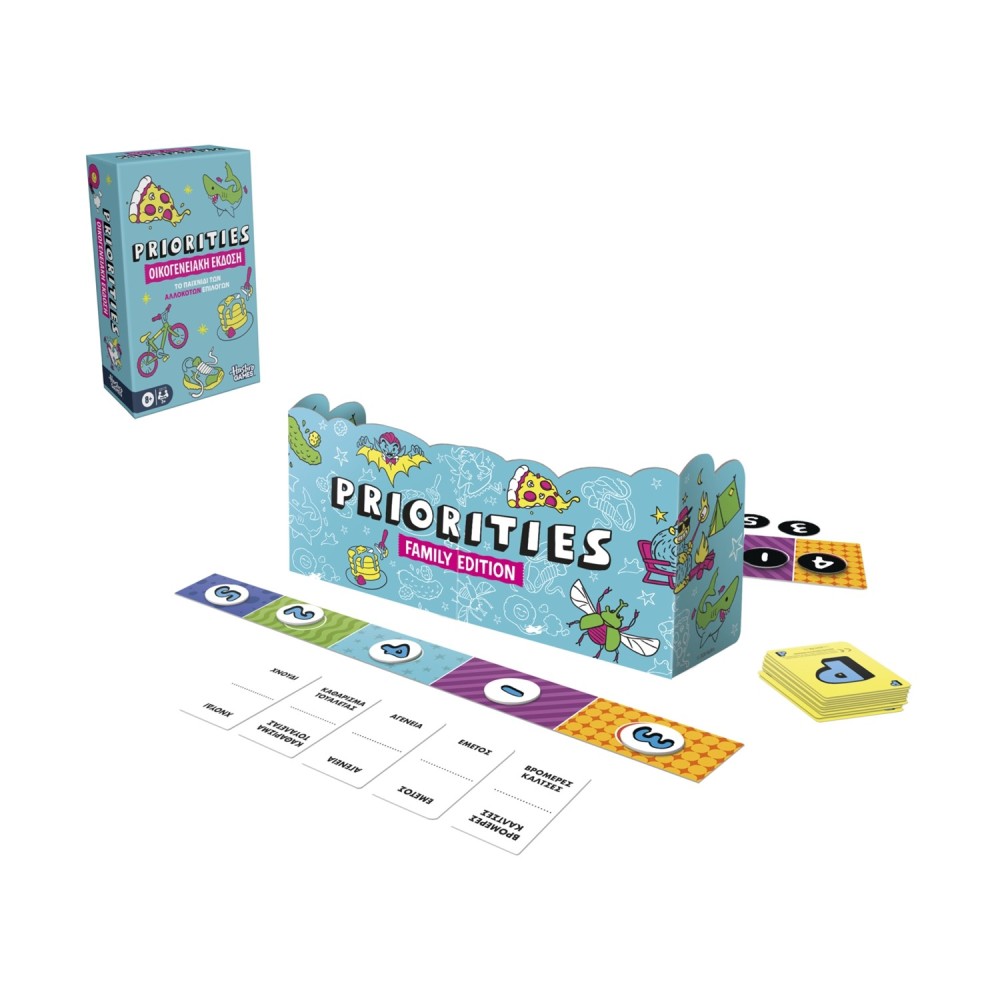 Hasbro Games: Priorities Family Edition (Greek Language) (G3179)