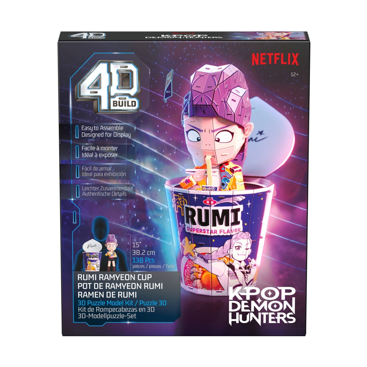 Spin Master 4D Built: KPop Demon Hunters - Rumi Ramyeon Cup (607588)
