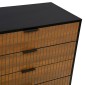 ΣΥΡΤΑΡΙΕΡΑ Fylliana FL2405 ΜΑΥΡΟ-GREY OAK ΧΡΩΜΑ 80x40x90εκ