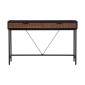 ΚΟΝΣΟΛΑ Fylliana FL2405 GREY OAK-ΜΑΥΡΟ ΧΡΩΜΑ 120x30x76εκ