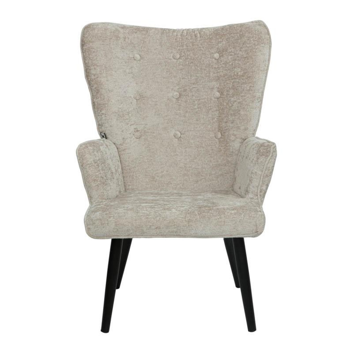 ΠΟΛΥΘΡΟΝΑ Fylliana "Meliora" ΜΕ ΜΕΤΑΛΛΙΚΑ ΠΟΔΙΑ ΜΠΕΖ-ΜΑΥΡΟ ΧΡΩΜΑ 67x74x97εκ