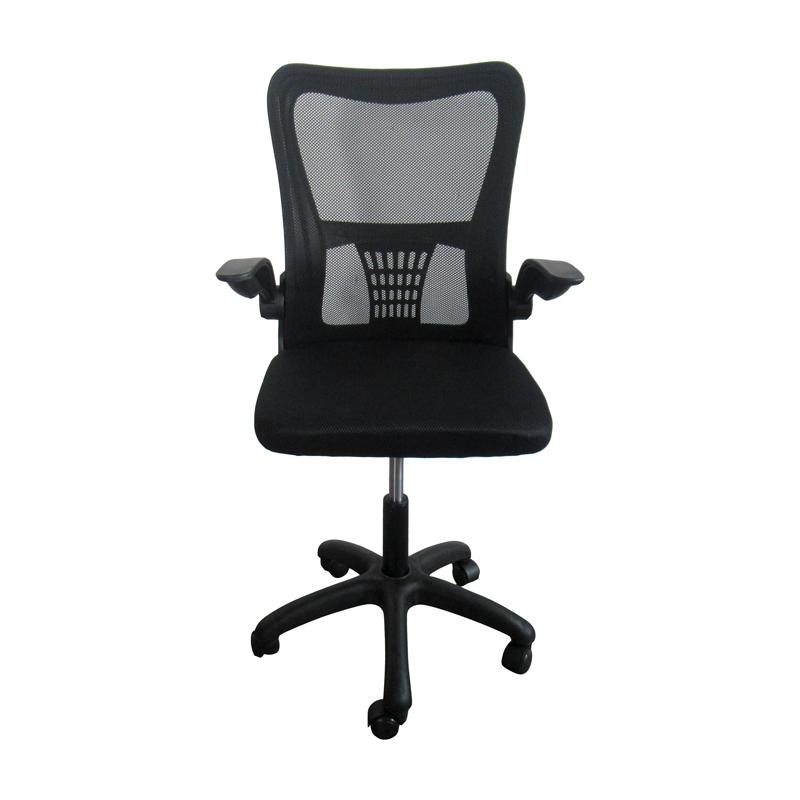 ΚΑΡΕΚΛΑ ΓΡΑΦΕΙΟΥ Fylliana FL611 ΜΑΥΡΟ ΧΡΩΜΑ 57x54x106εκ