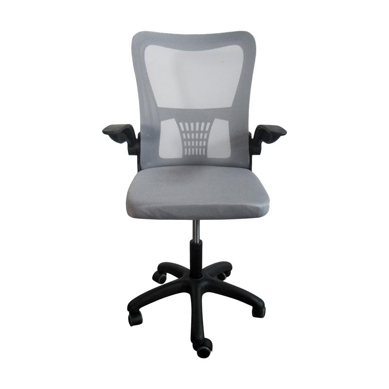 ΚΑΡΕΚΛΑ ΓΡΑΦΕΙΟΥ Fylliana FL611 ΓΚΡΙ ΧΡΩΜΑ 57x54x106εκ