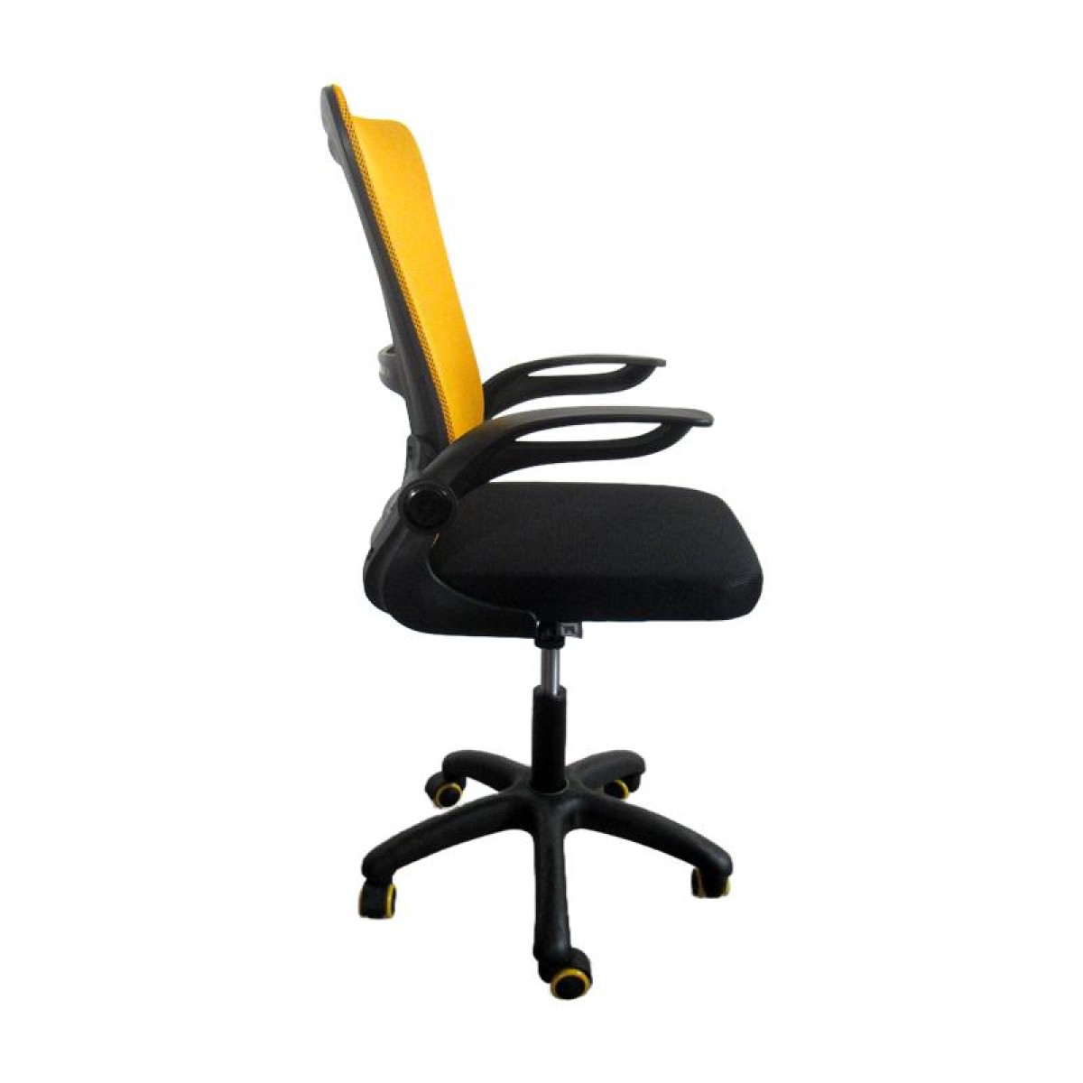 ΚΑΡΕΚΛΑ ΓΡΑΦΕΙΟΥ Fylliana FL611 ΚΙΤΡΙΝΟ-ΜΑΥΡΟ ΧΡΩΜΑ 57x54x106εκ