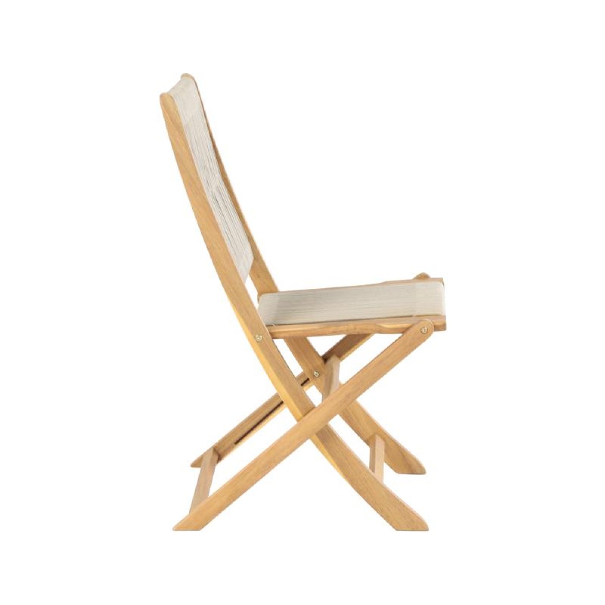 ΣΕΤ BISTRO 3 ΤΕΜ ΞΥΛΟ ΑΚΑΚΙΑΣ Fylliana FL3709 ΚΑΡΥΔΙ ΣΚΕΛΕΤΟΣ-ΜΠΕΖ ΚΟΡΔΟΝΙ 60x60x75εκ