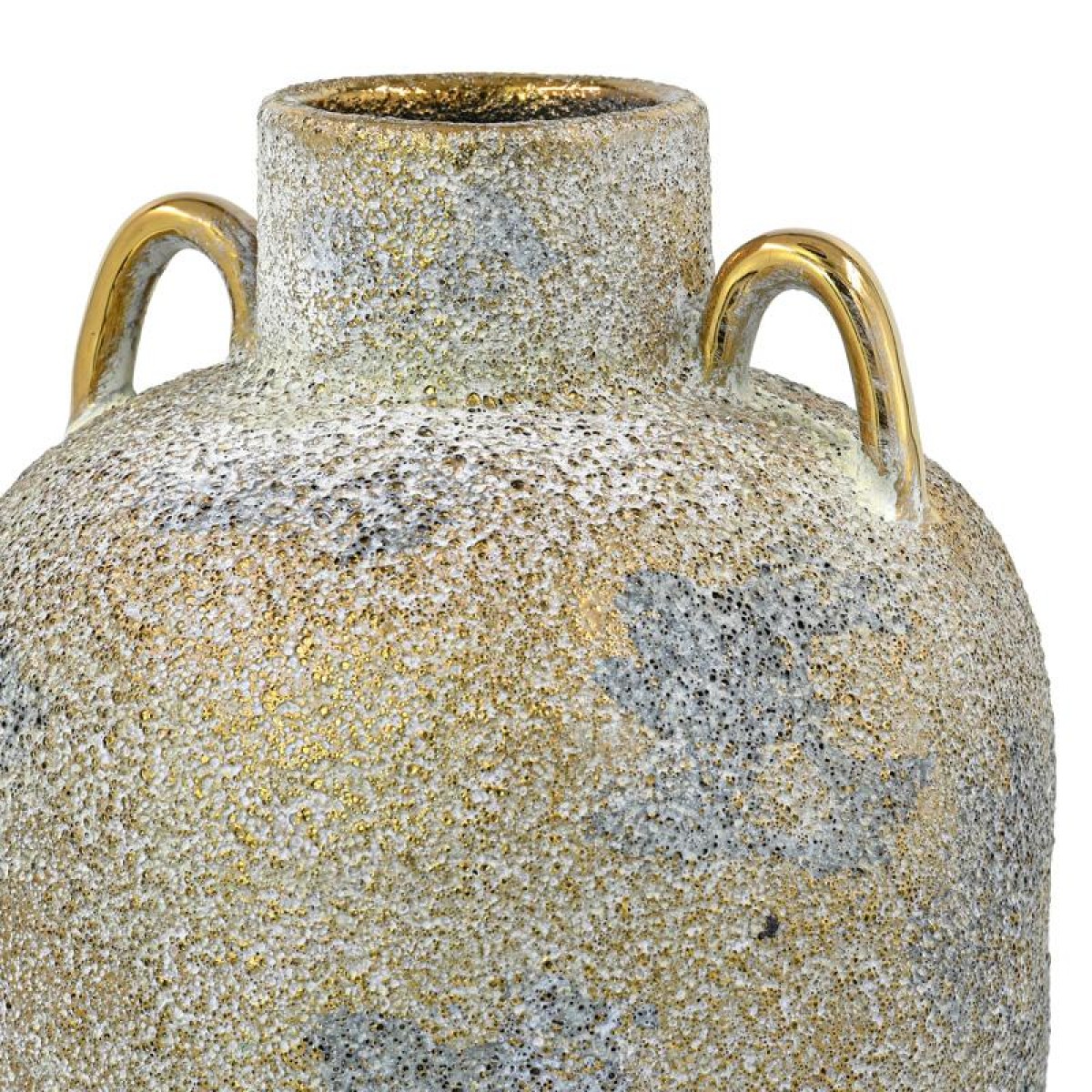 ΚΕΡΑΜΙΚΟ ΒΑΖΟ Fylliana FL134036 ΧΡΥΣΟ-ΓΚΡΙ 18x29εκ