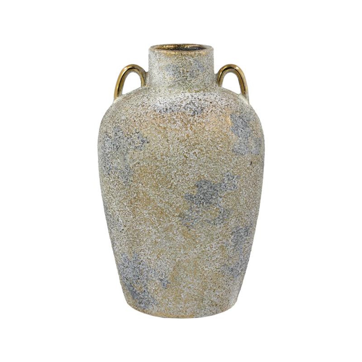 ΚΕΡΑΜΙΚΟ ΒΑΖΟ Fylliana FL134036 ΧΡΥΣΟ-ΓΚΡΙ 18x29εκ