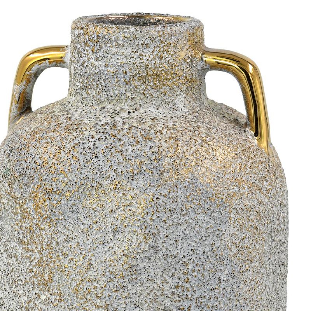 ΚΕΡΑΜΙΚΟ ΒΑΖΟ Fylliana FL134035 ΧΡΥΣΟ-ΓΚΡΙ 14x30εκ