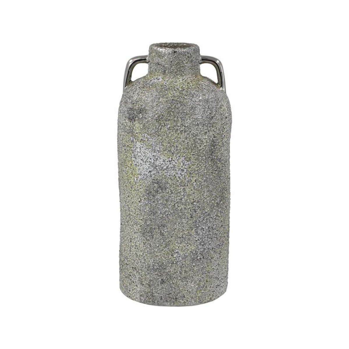 ΚΕΡΑΜΙΚΟ ΒΑΖΟ Fylliana FL134035 ΑΣΗΜΙ-ΓΚΡΙ 14x30εκ